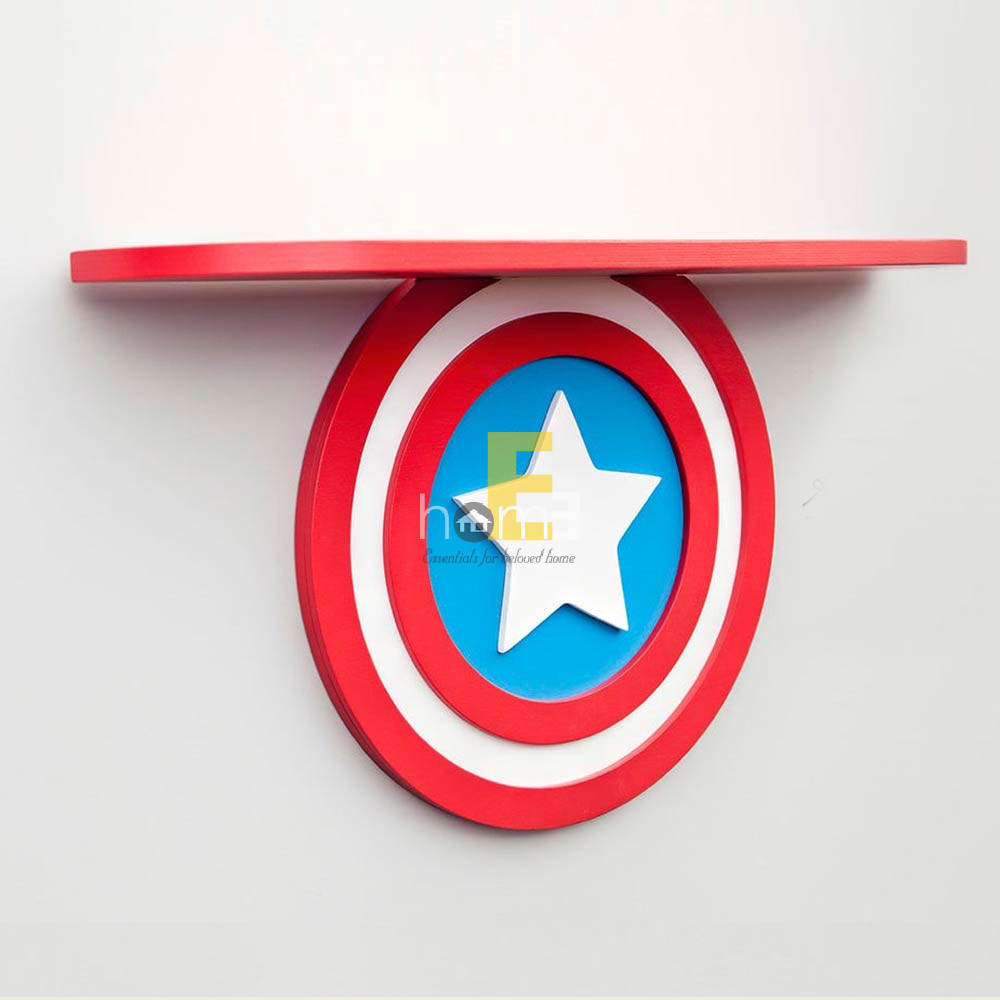 IATM003 kệ treo tường hình khiên Captain America