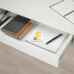 Kệ trang điểm gắn tường có kèm gương có ngăn kéo