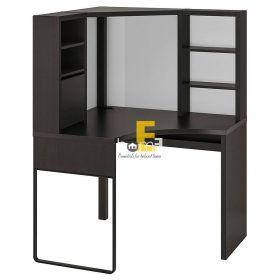 thiết kế bàn có kèm giá sách
