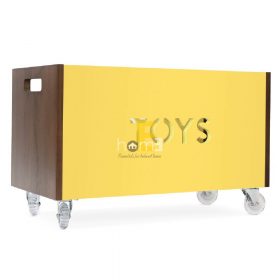 Hộp đựng đồ chơi màu vàng