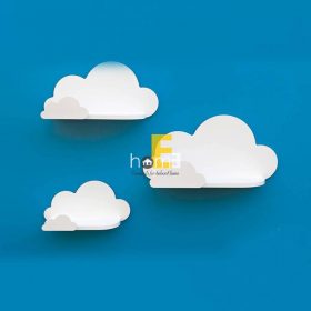 Kệ treo tường hình đám mây vàng