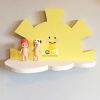 MiniDeco014 Kệ treo tường hình ánh mặt trời