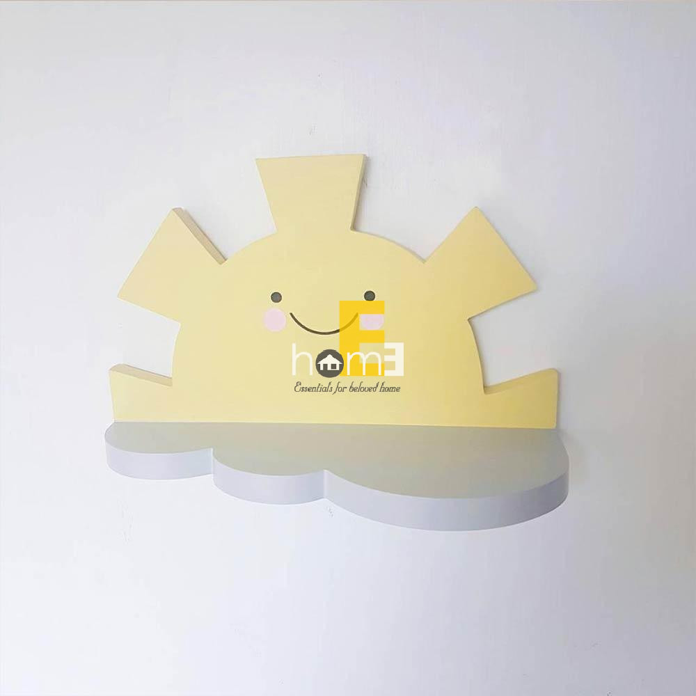 Kệ treo tường hình ánh mặt trời