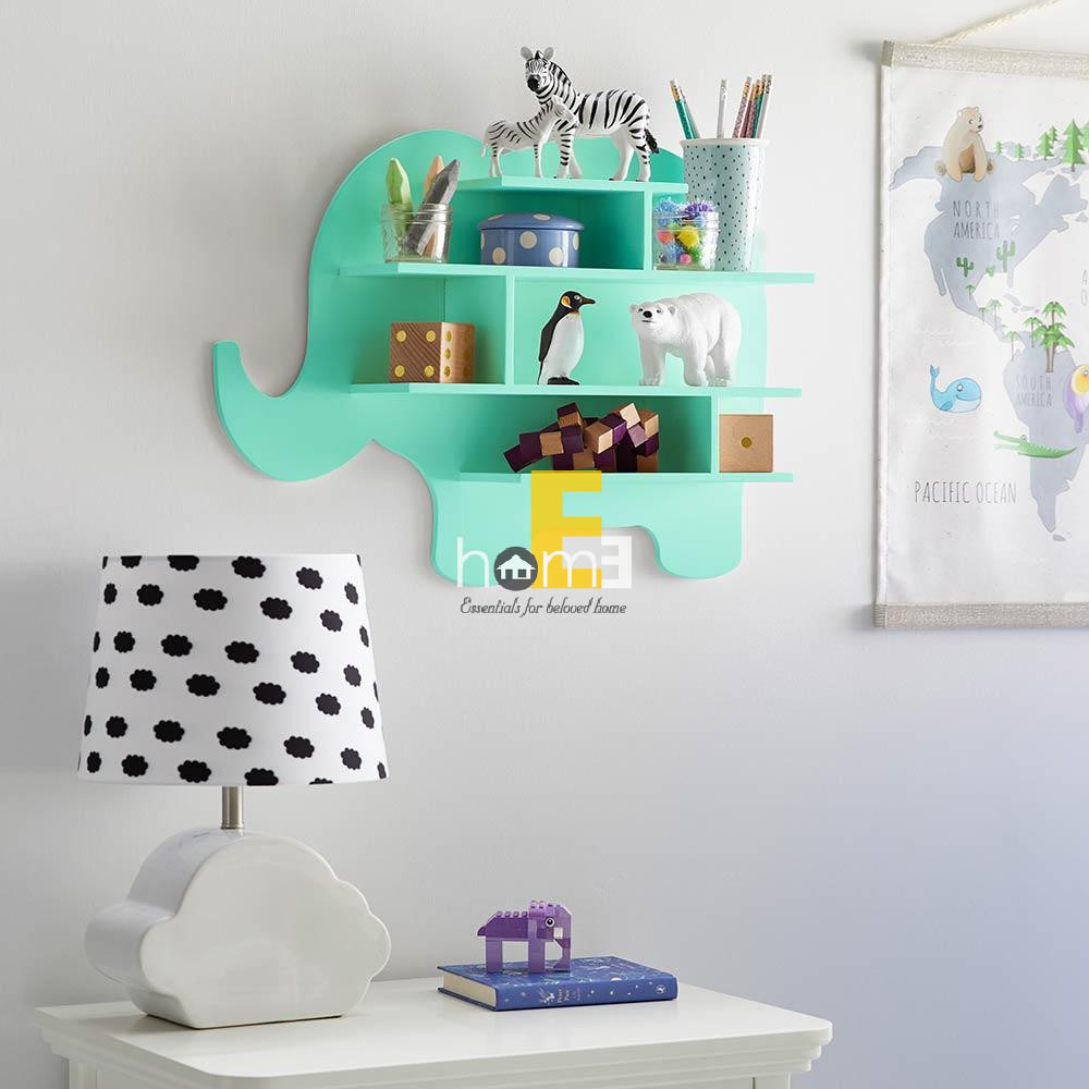 Kệ treo tường hình chú voi đáng yêu MiniDeco017