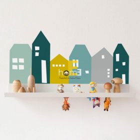 kệ treo tường hình ngôi nhà