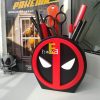 Hộp cắm bút gỗ MiniDeco030 hình Deadpool