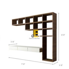 Tủ phòng khách sang trọng kích thước lớn
