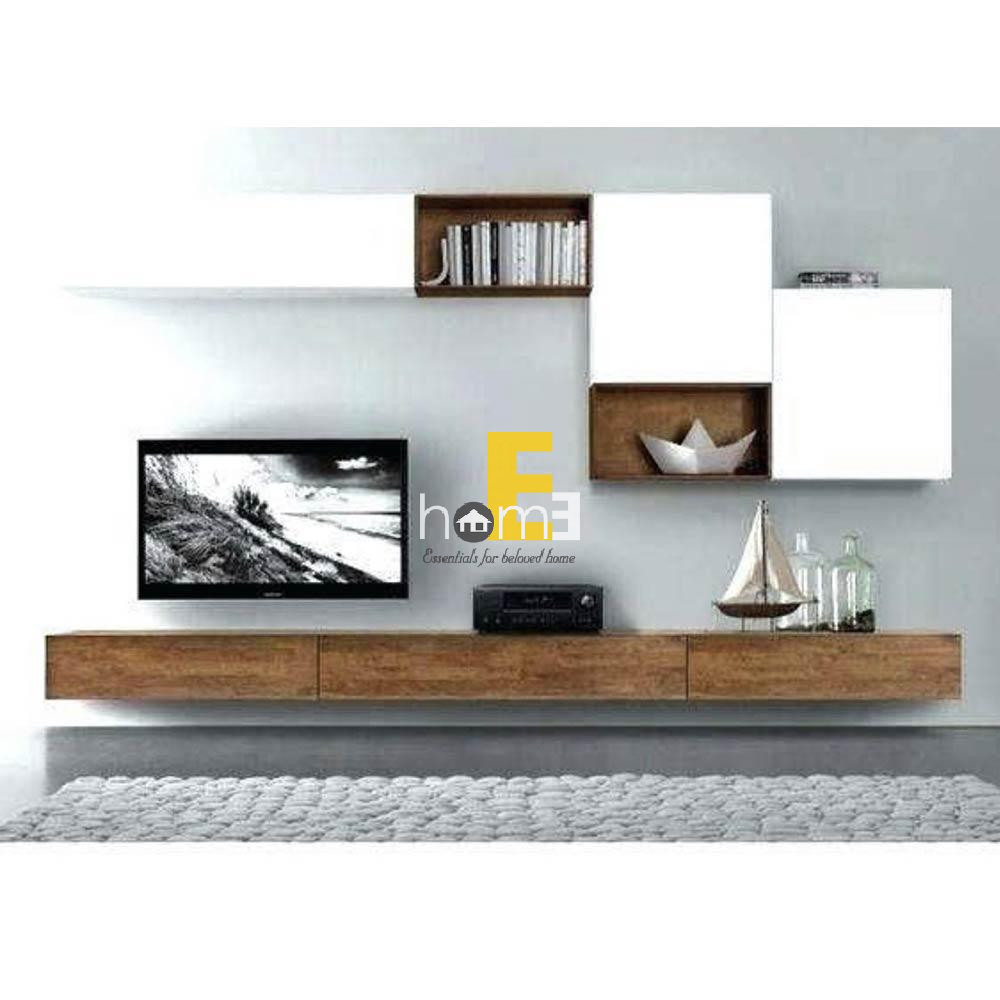 Tủ trang trí phòng khách hiện đại đơn giản