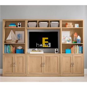 Tủ trang trí và để tv ở phòng khách có nhiều ngăn