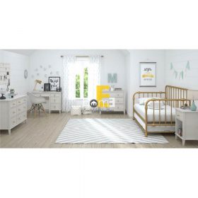 PPO002 bàn làm việc có ngăn kéo phối cảnh phòng
