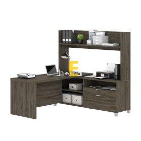 PPO006 Bàn làm việc có kèm giá sách và ngăn kéo