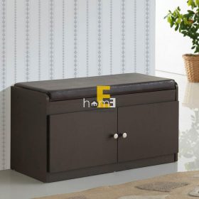 tủ giày có đệm bọc da êm ái