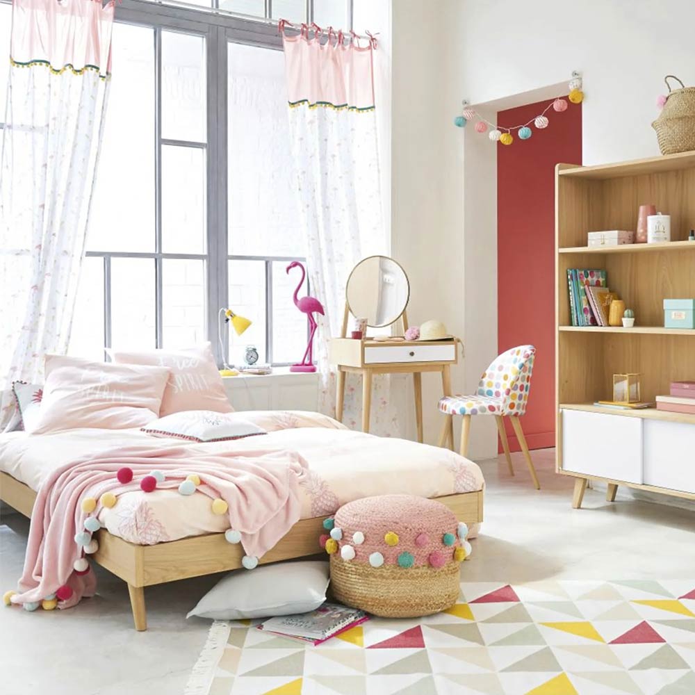 Thiết kế phòng ngủ tuổi teen năng động lại vừa nữ tính
