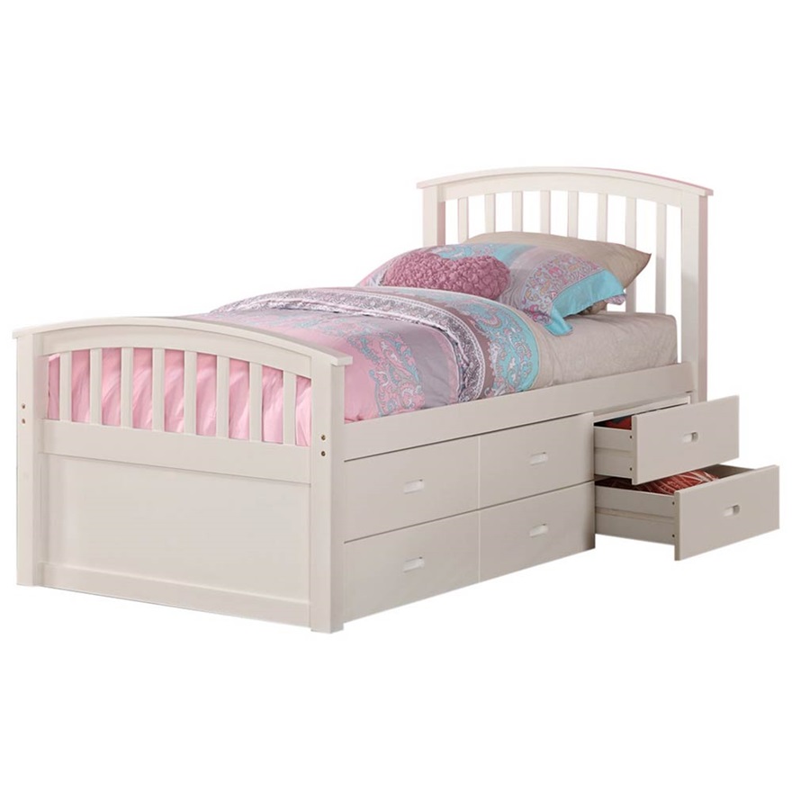 2 giường đơn dạng hộp cho phòng ngủ